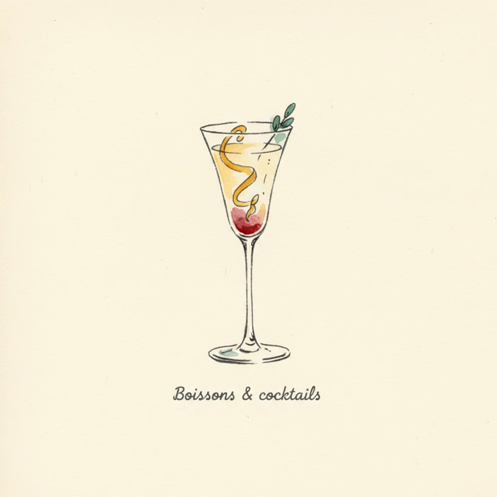 Illustration Drinks & cocktails
