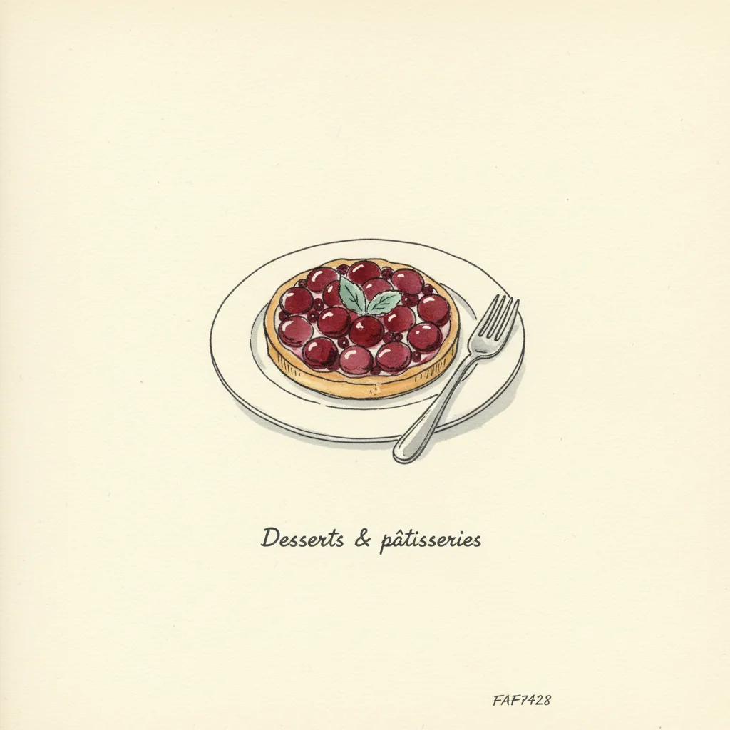 Illustration Desserts & pastries