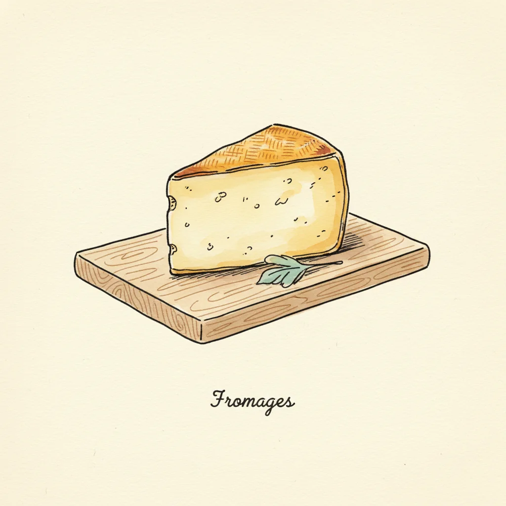 Illustration Cheeses