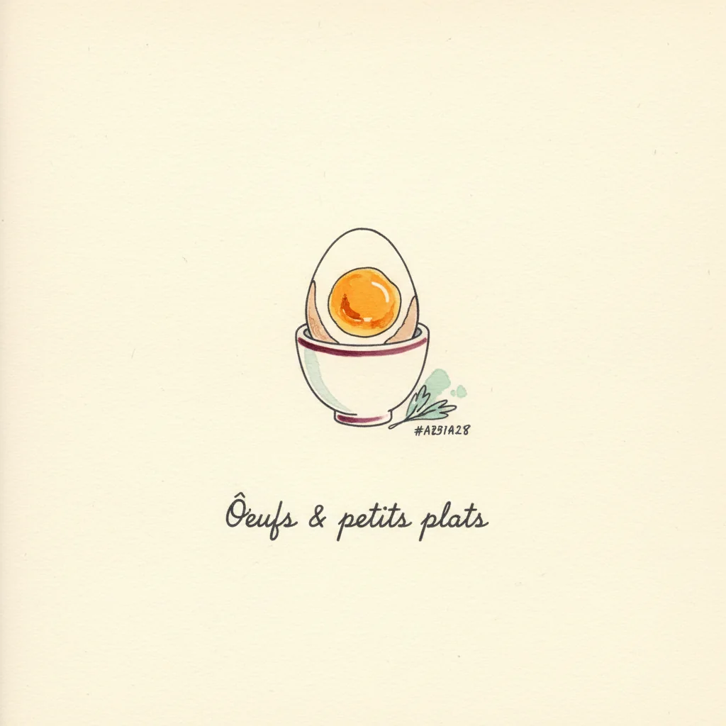 Illustration Eggs & light dishes