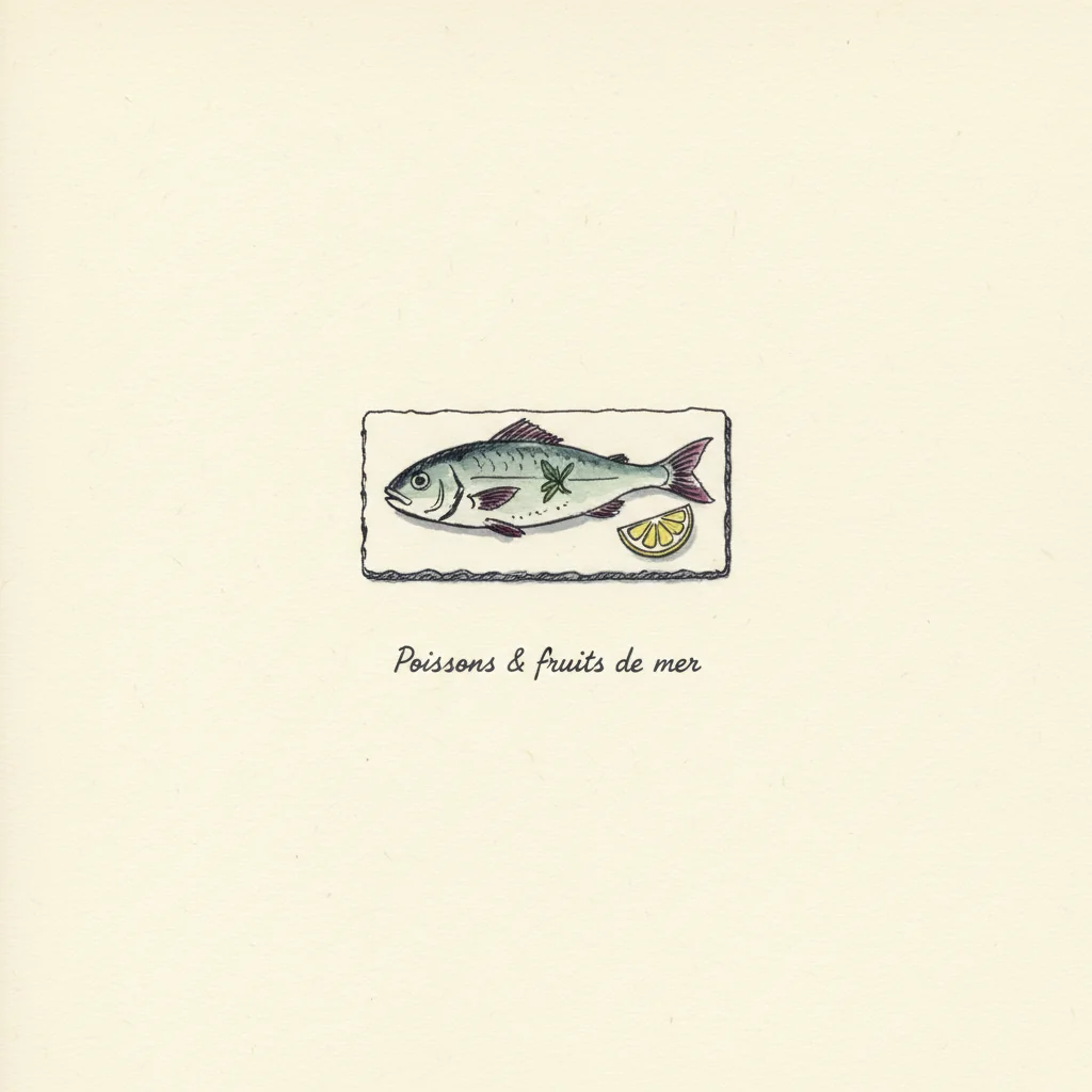 Illustration Fish & seafood
