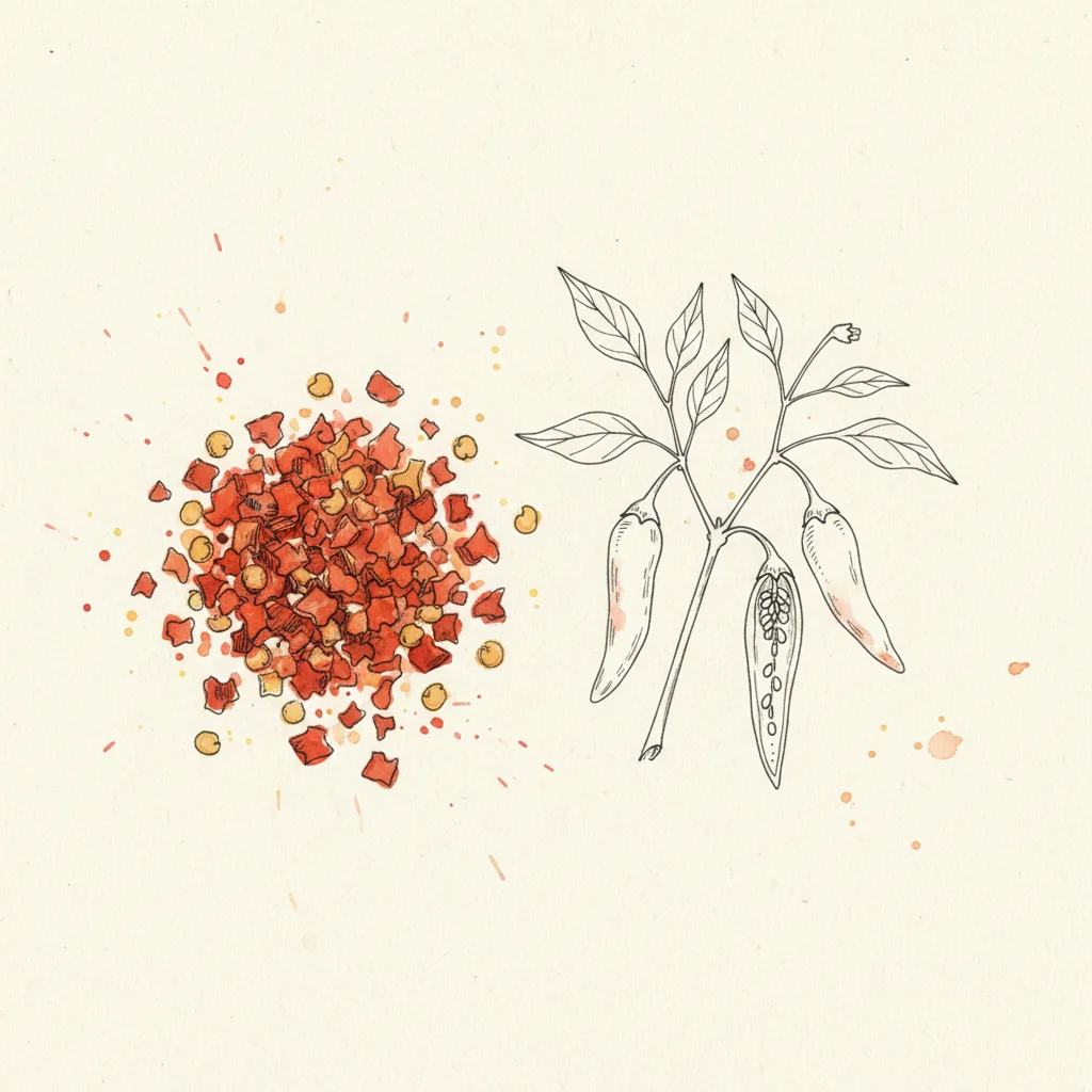 Illustration of Chili crisp eggs with its condiment recommendation